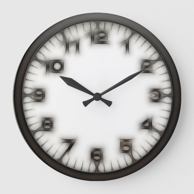 Gott slemhinnor, rund väggklocka (Framsida)