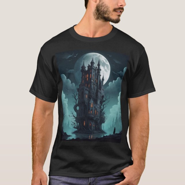Gott slottsdesign - Mysteriskt konstverk T Shirt (Framsida)