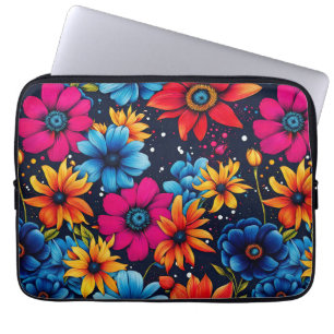 Gott sötningsmedel Blommor och Ro Laptop Fodral