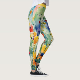 Gott sötningsmedel Blommor och Ro Leggings