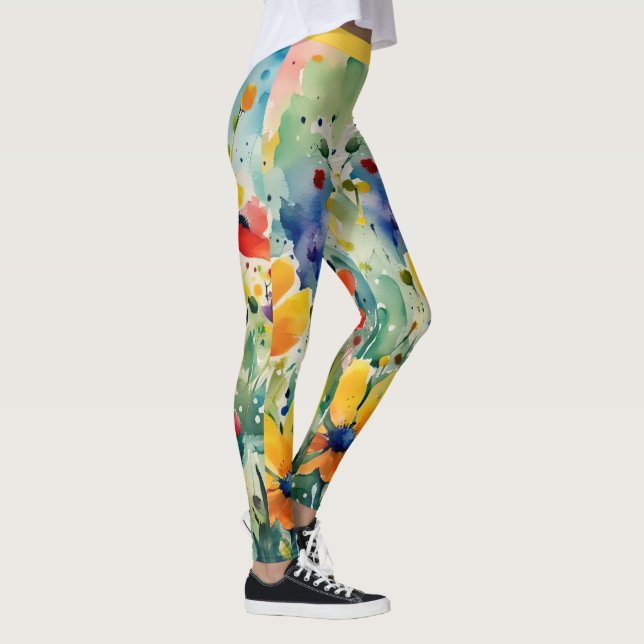 Gott sötningsmedel Blommor och Ro Leggings (Höger)