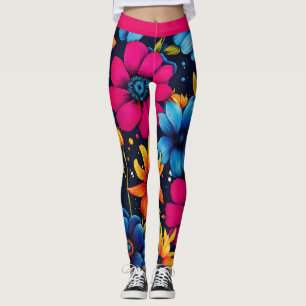 Gott sötningsmedel Blommor och Ro Leggings