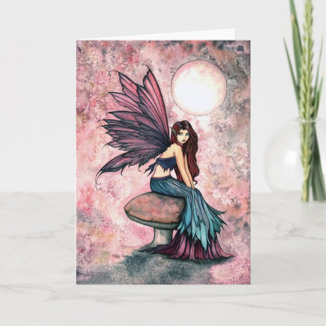 Gott, tjockt fantasy Fairy Greeting Card Kort (Framsida)