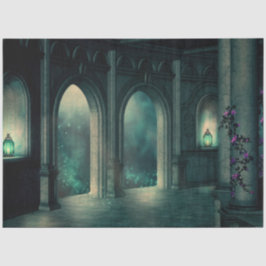 Gott tygpapper för palatsdörrar, 20 x 30 decoupage