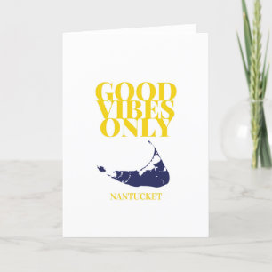 Gott Vibes Nantucket-mappat kort