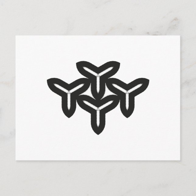 Gott vykort för blad (Framsida)