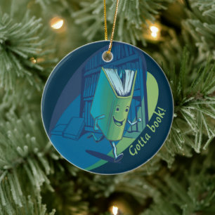 Gotta Bok Julgransprydnad Keramik