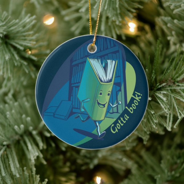 Gotta Bok Julgransprydnad Keramik (Träd)