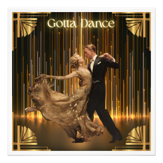 Gotta Dance - Vintage Ballroom Art Deco Poster