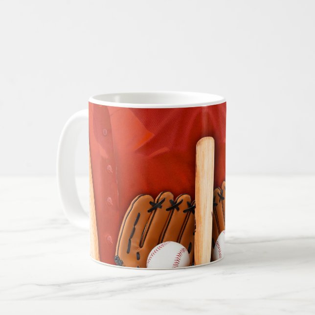 Gotta Kärlek Baseball Kaffemugg (Framsida vänster)