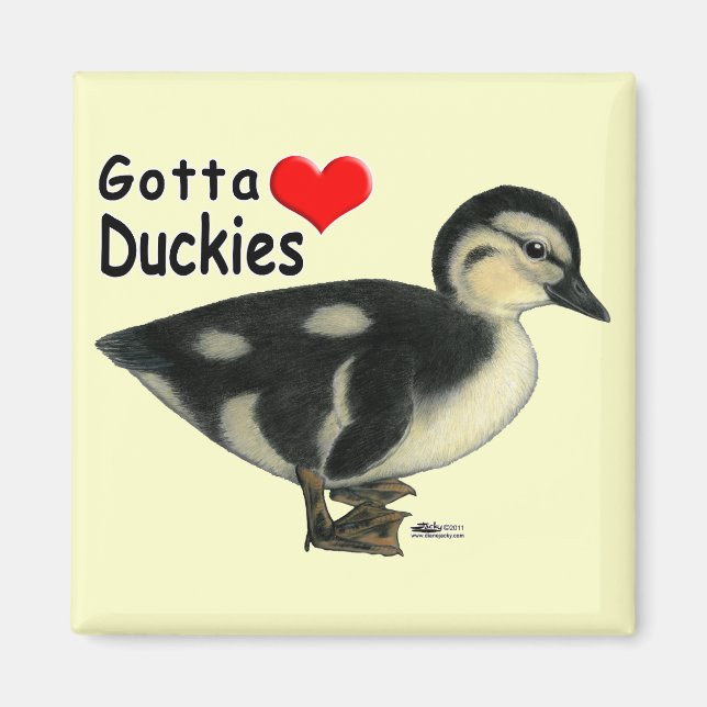 Gotta Kärlek Duckies Magnet (Framsidan)