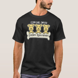 Gotta Kärlek Golden Retrievers T Shirt