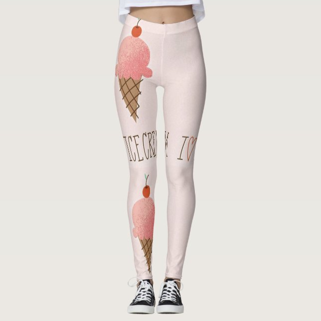 GOTTA KÄRLEK ***ICE CREAM LEGGINGS**** LEGGINGS (Framsida)
