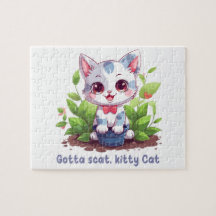 Gotta scat, kitty Cat