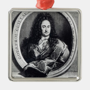 Gottfried Wilhelm Leibniz Julgransprydnad Metall