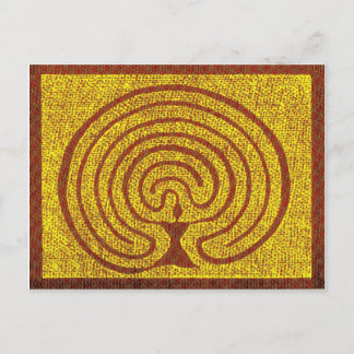 Göttin im Labyrint 3 Vykort