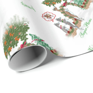 Gottjulvisioner för sockerplommon presentpapper