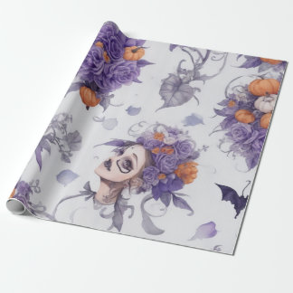 Gottlig vintage, traditionell halloween presentpapper