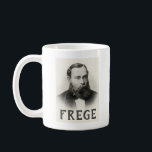 Gottlob Frege Coffee Mugg<br><div class="desc">Friedrich Ludwig Gottlob Frege (8 november 1848-26 juli 1925) var tysk filosof, logiker och matematiker. Han arbetade som matematisk professor Universiteten i Jena och uppfattas av många som far i den analytiska filosofin och koncentrerade sig på filosofin språk, logik och matematik. Även om han i stor utsträckning ignorerades under sin...</div>