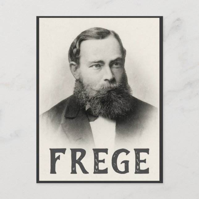 Gottlob Frege Vykort (Framsida)