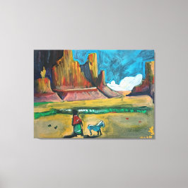 Gouache 1 canvastryck