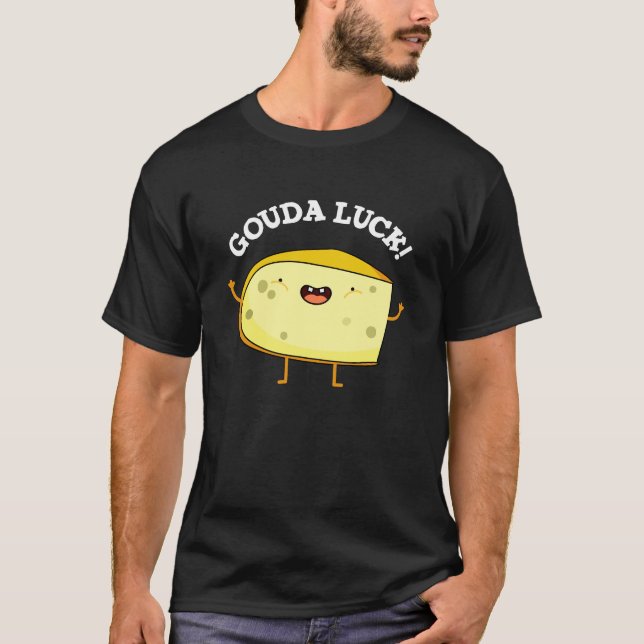 Gouda Tur Funny Cheese Pun T Shirt (Framsida)