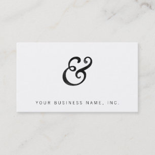 Goudy Old Stil Italic Letterpress Black Visitkort