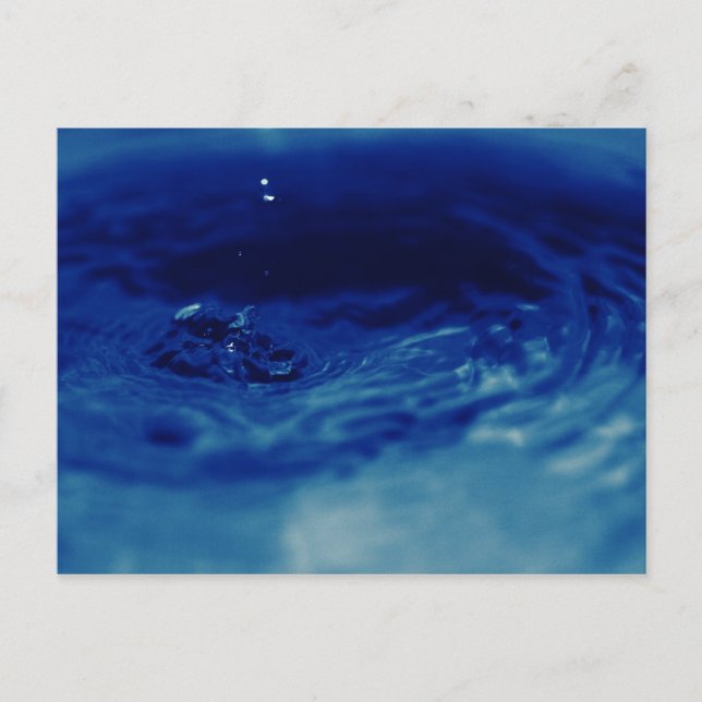 Gouffre d'eau bleu vykort (Framsida)