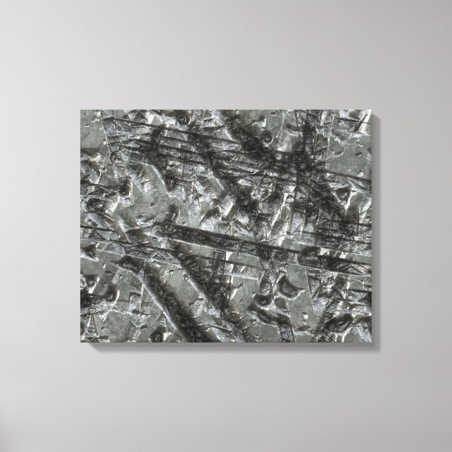 Gouged och Scarred 1 Wrapped Canvas (Framsida)