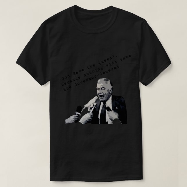 Gough Whitlam   T Shirt (Design framsida)