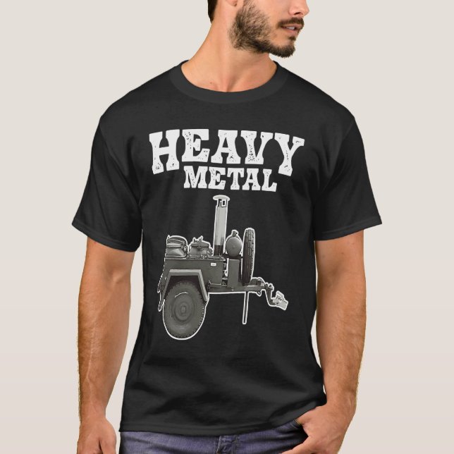 Goulash Cannon Heavy Metal Funny Hungary Dish T Shirt (Framsida)