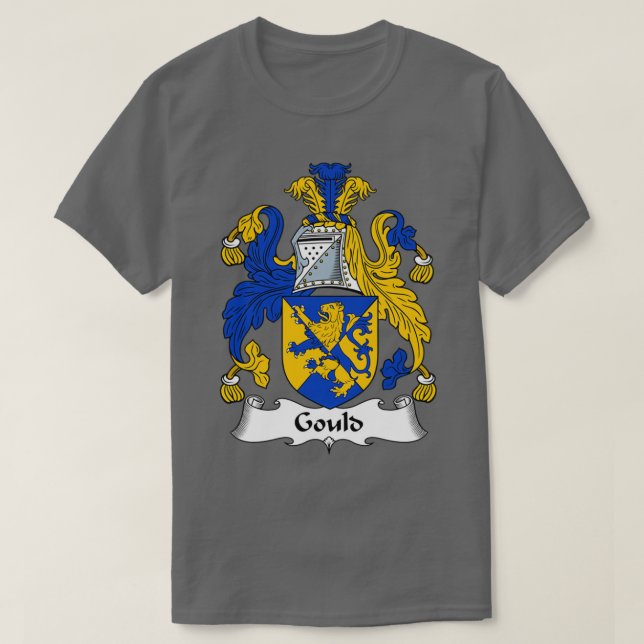 Gould Jackar Arm Family Crest T Shirt (Design framsida)