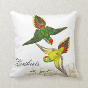 Gould Lorikeet fågeldekorativ kudde
