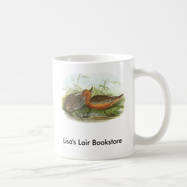Gould - Pub-Tailed Godwit - LimosalapponicaPromo Kaffemugg (Höger)