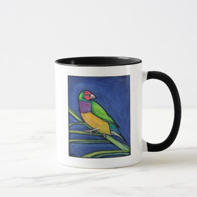 Gouldian Finch Mugg (Höger)