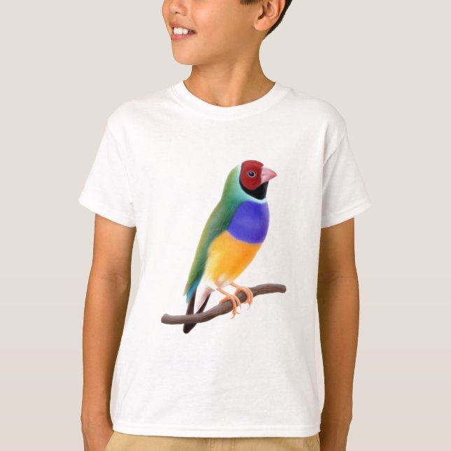 Gouldian Finch T-shirt (Framsida)