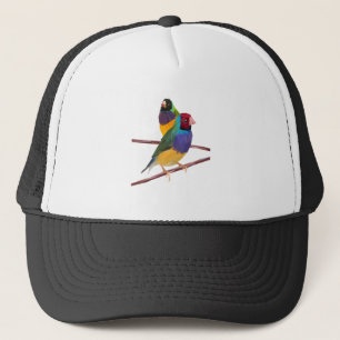 Gouldian FinchDuo Truckerkeps