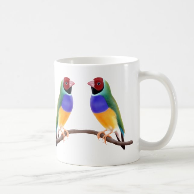 Gouldian Finchesmugg Kaffemugg (Höger)
