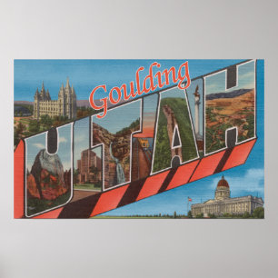 Goulding, Utah - Stora Brev-scenerna Poster