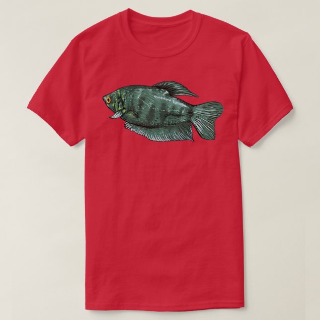 Gourami Ornamental Fish Aquarium Fish Gift 5 T Shirt (Design framsida)