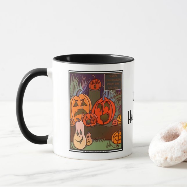 Gourds Halloween Combo Mugg (Med munk)