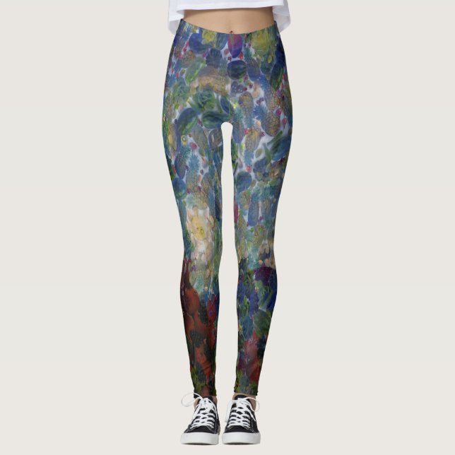 Gourdy Natt Starry Fine Art Spoof Leggings (Framsida)