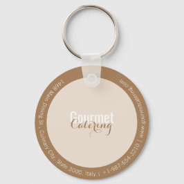 Gourmet Catering Keychain Nyckelring