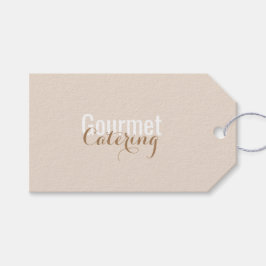 Gourmet Catering Presentkortsetiketter Presentetikett