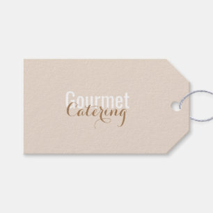 Gourmet Catering Presentkortsetiketter Presentetikett
