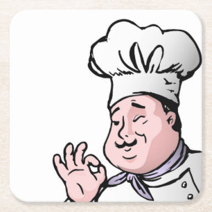 GOURMET CHEF UNDERLÄGG PAPPER KVADRAT