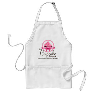 Gourmet Cupkaka Bakery Business Anpassningsbar Förkläde