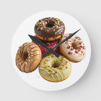 Gourmet Donuts Kök Väggur | Färgrik Bagare