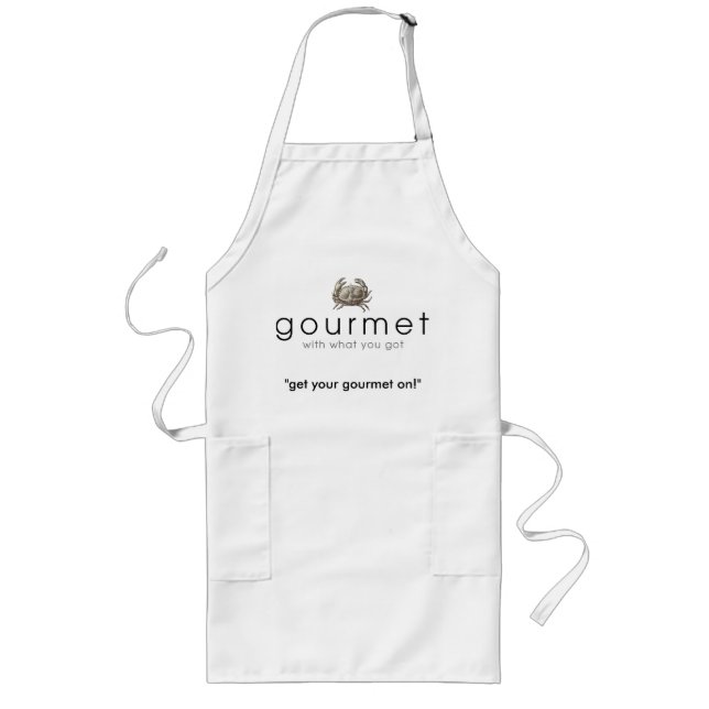 Gourmet- förkläde (krabban) (Framsidan)