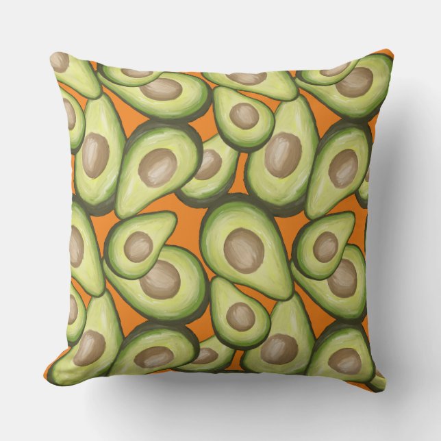 Gourmet Fresh Clian Avacados Kudde (Framsida)